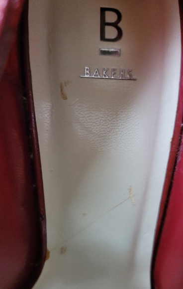 Bakers Paloma Platform Peeptoe size 7 1/2 RED - Picture 4 of 8